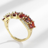 Anel Banhado a Ouro 24K — Luxo Leve
