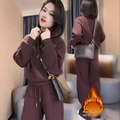 Conjunto Moletom Feminino Fleece com Capuz