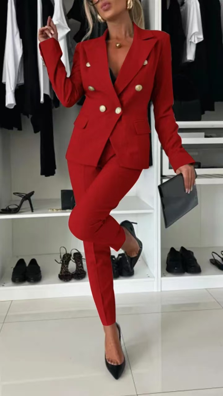 Conjunto Feminino Blazer e Calça Slim — Office Business
