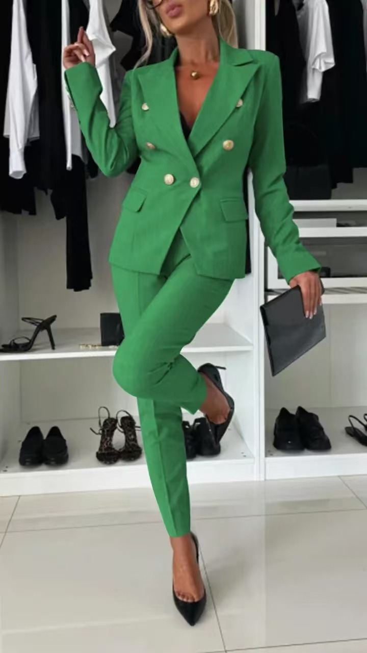 Conjunto Feminino Blazer e Calça Slim — Office Business